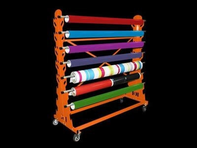 Mondo Mobile Rack  Holds up to 16 rolls